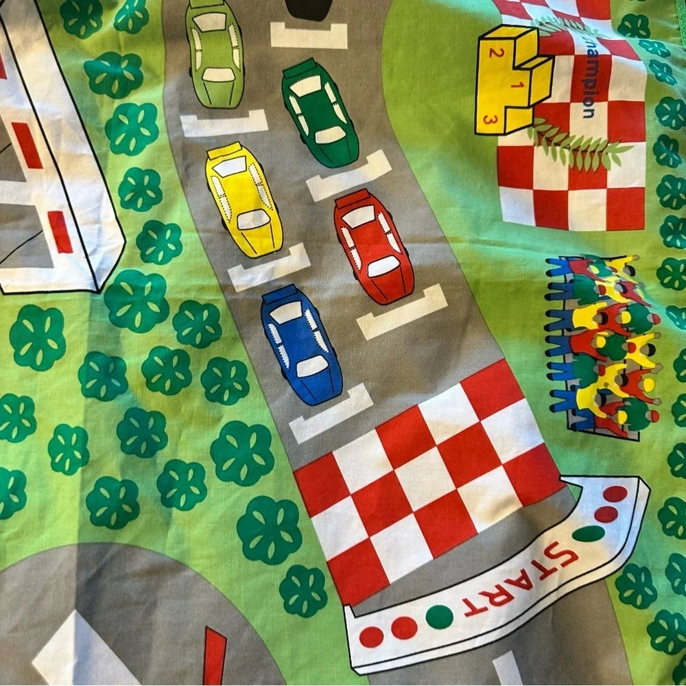 Kids Race Track Play Mat/Sheet